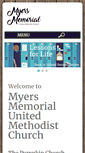 Mobile Screenshot of myersmemorialumc.org